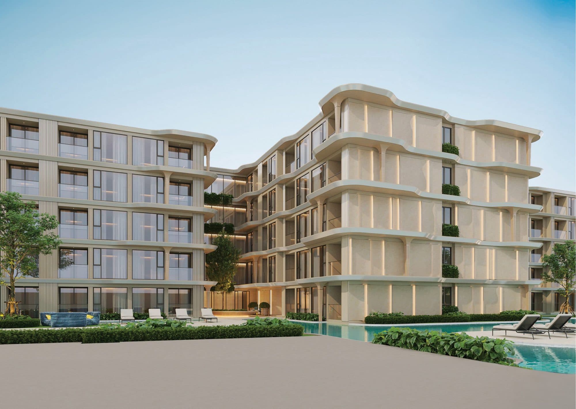 Bellevue Beachfront — визуализация 1